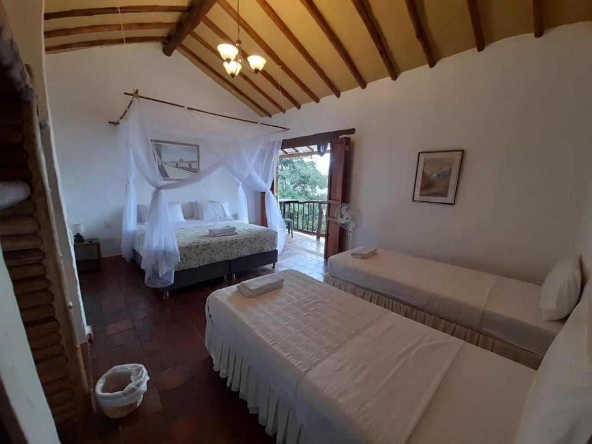 Posada Suenos De Antonio Barichara Bagian luar foto